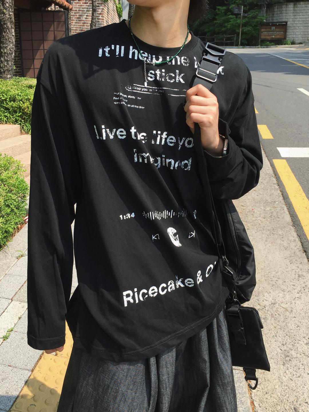 히로 썸머 레터링 롱 슬리브 2C