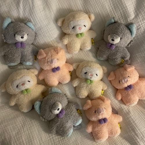 SUNLEMON) 폭신폭신탓똔 늑대/돼지/양 (S,M)