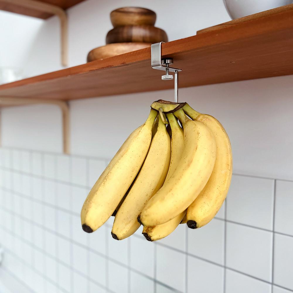 스텐 바나나 걸이 주방 용품 거치대 싱크대 행주 수건 국자 소품 수납 다용도 컵 홀더