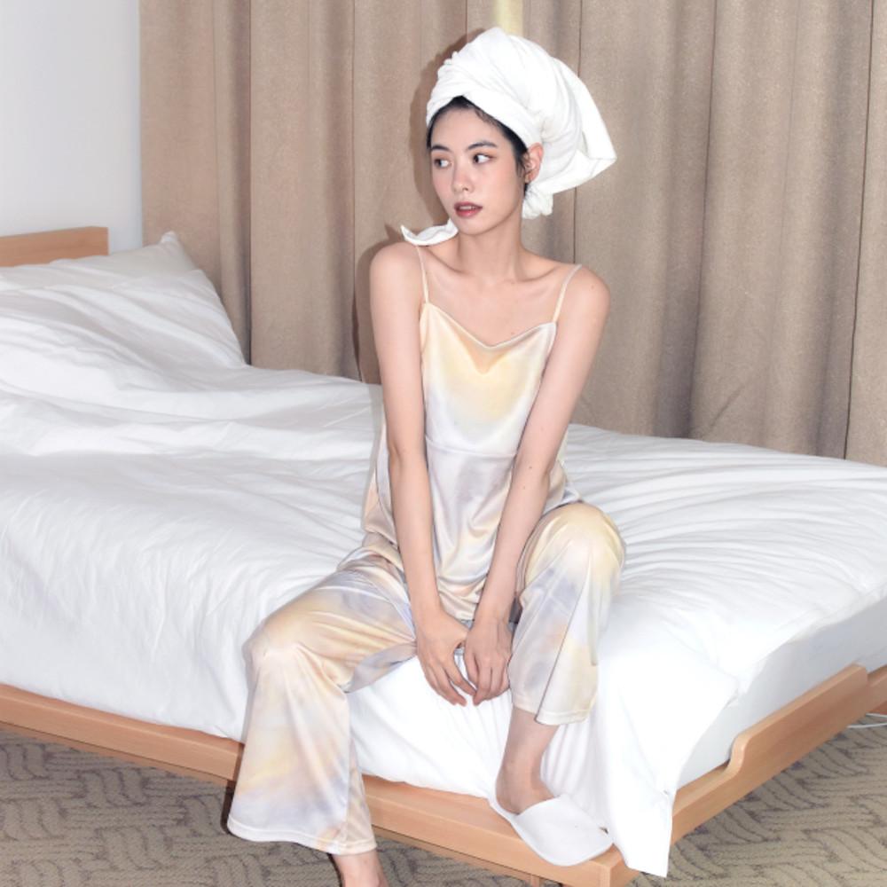 room no.404 Jenn yellow 파자마 잠옷 바지 라운지웨어