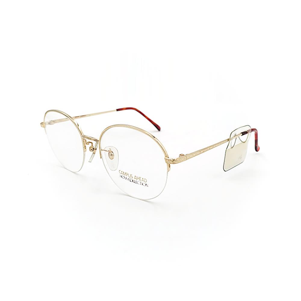 호야 컬렉션 긱시크 반무테 금테 안경