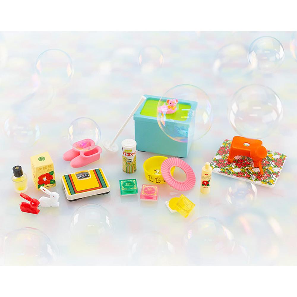 켄코끼리 쇼와 향수 욕실 미니어처 컬렉션피규어가챠 캡슐토이 5종세트