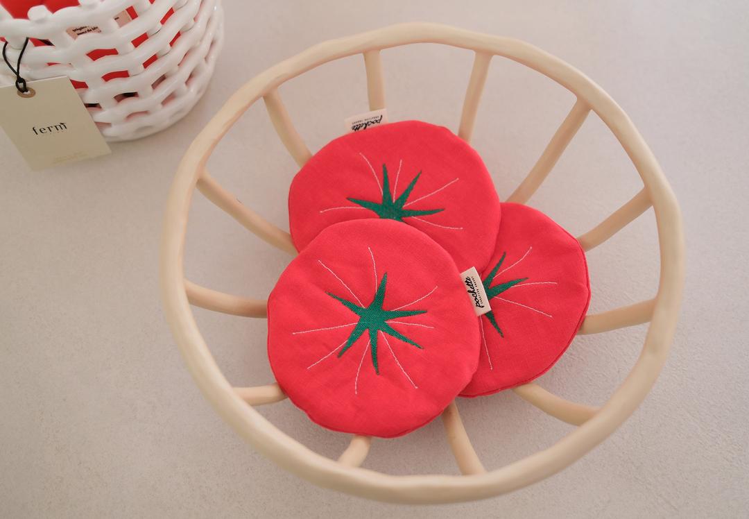 토마토 컵받침 & 덮개