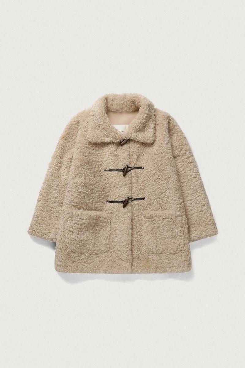 chat de lama - ZVZO - [말리 pick / 7차 REORDER] CLOUD SEARING FUR COAT [BEIGE]