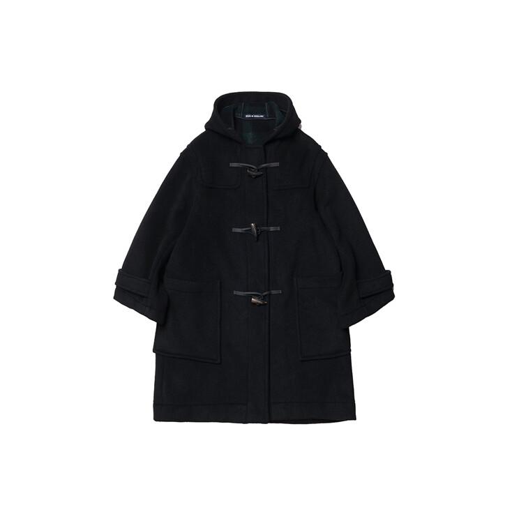 Melina Ladies Duffle Coat - Navy BW A06