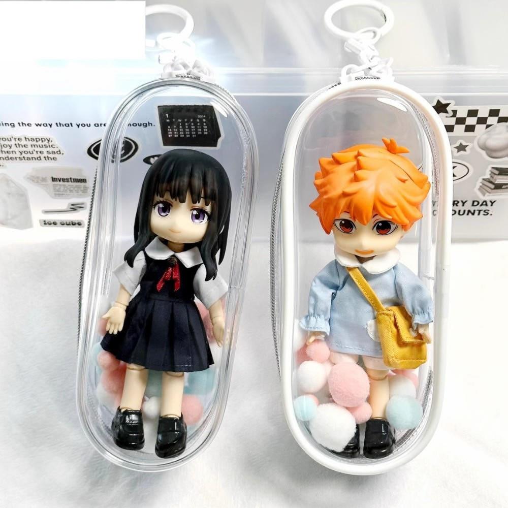 오비츠11 투명 보관 케이스 키링 OB11 파우치 수납 가방걸이 2+1