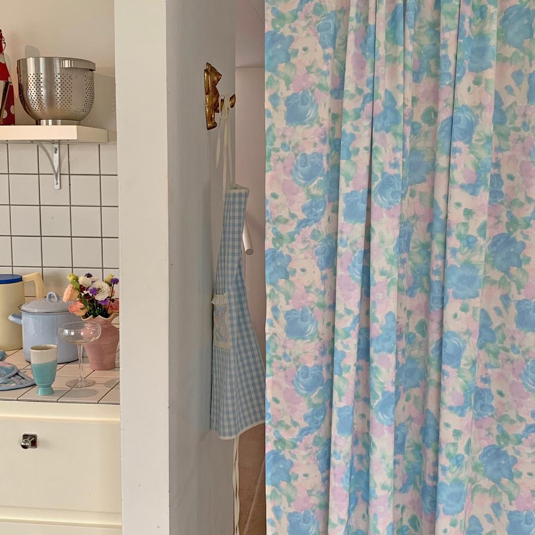 sweet blue floral fabric