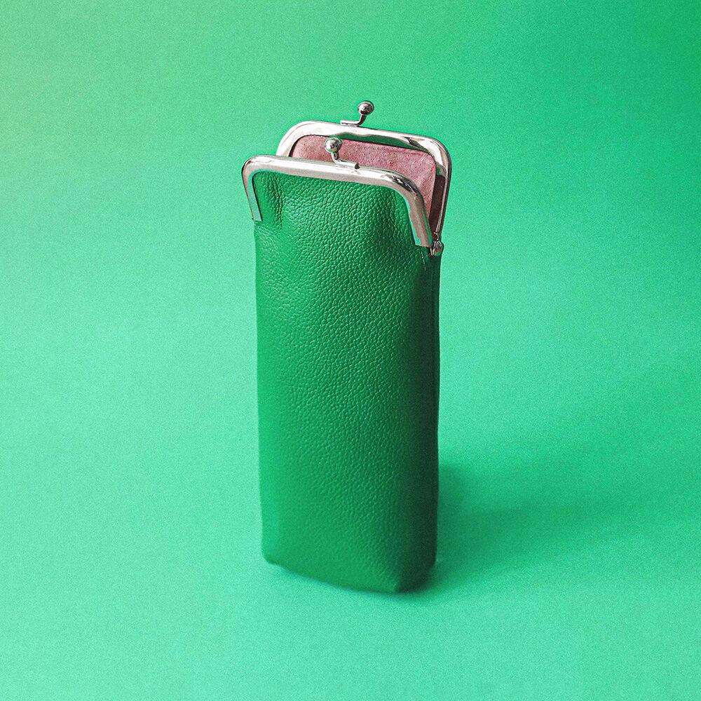 Frame Pencil Case (Bamboo Green), 가죽 필통