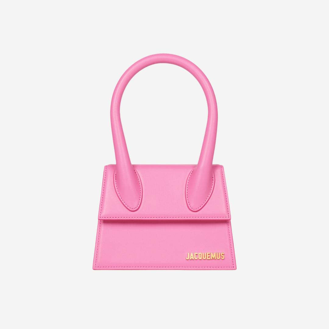 Jacquemus Le Chiquito Moyen Signature Handbag Pink