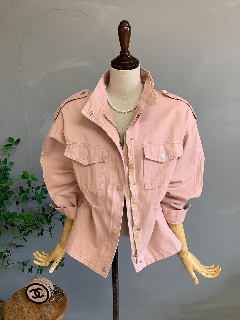 [17일까지특가할인] 윗트니 허리스트링 베이직 야상 점퍼 4컬러