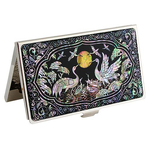 나전칠기 명함케이스 당초송학