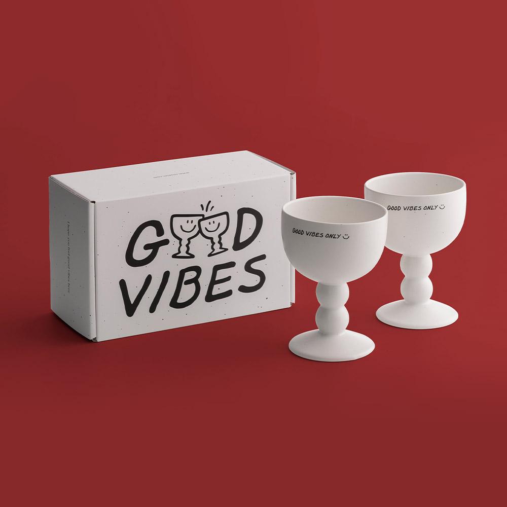 [선물패키지] 굿바이브 고블렛 2P 세트