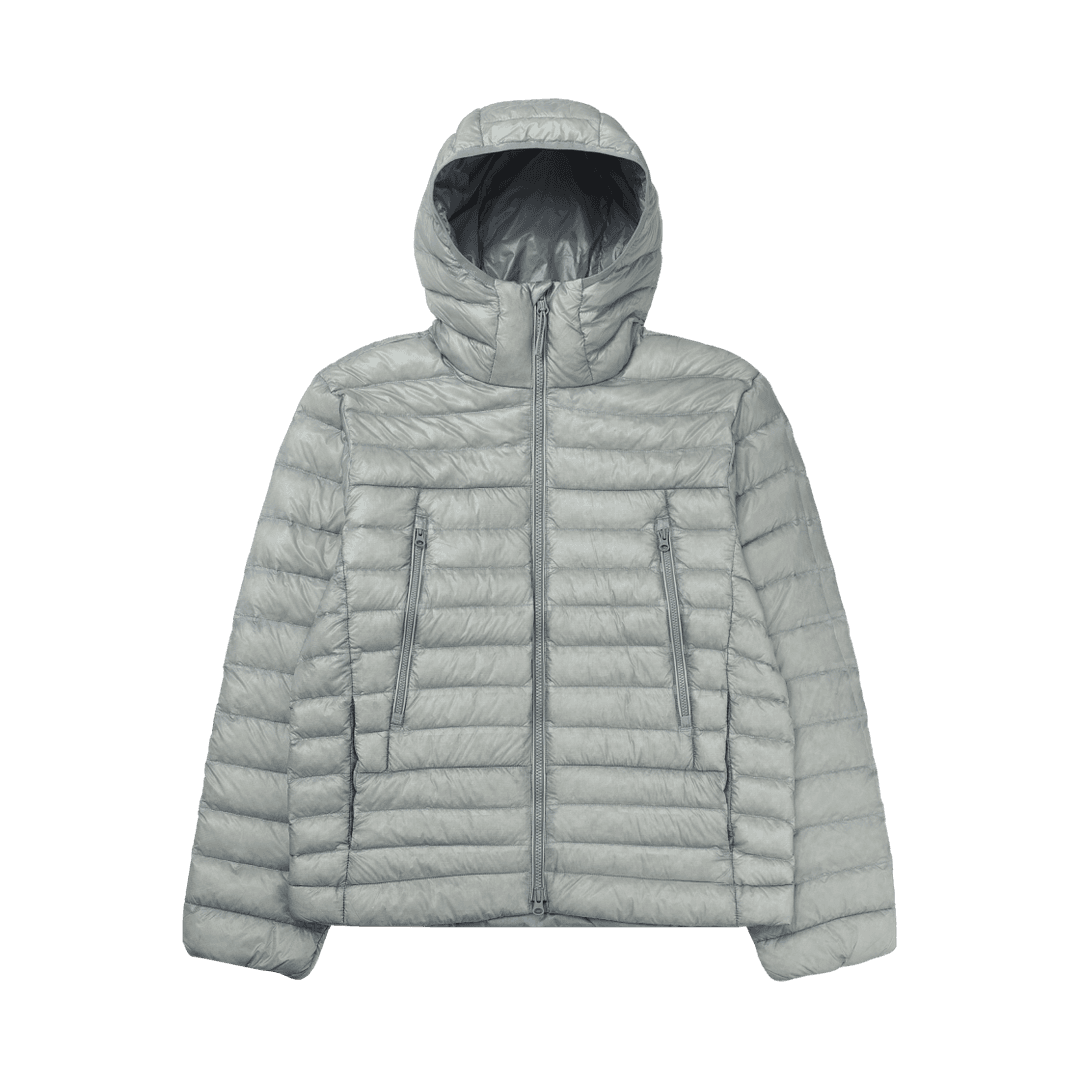 Musinsa Standard City Leisure Sheer Ripstop Hooded Light Down Jacket Cloudy Blue