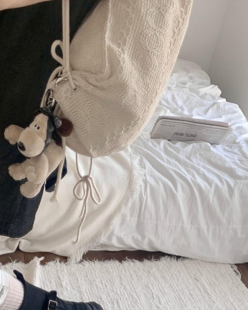 레이스 스트링 백팩