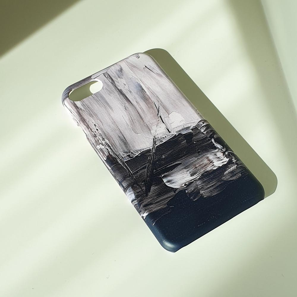 블랙페인팅 폰케이스