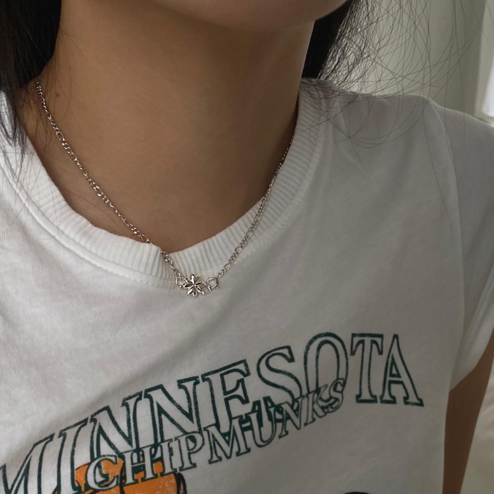 Lucky Silver Clover_Necklace