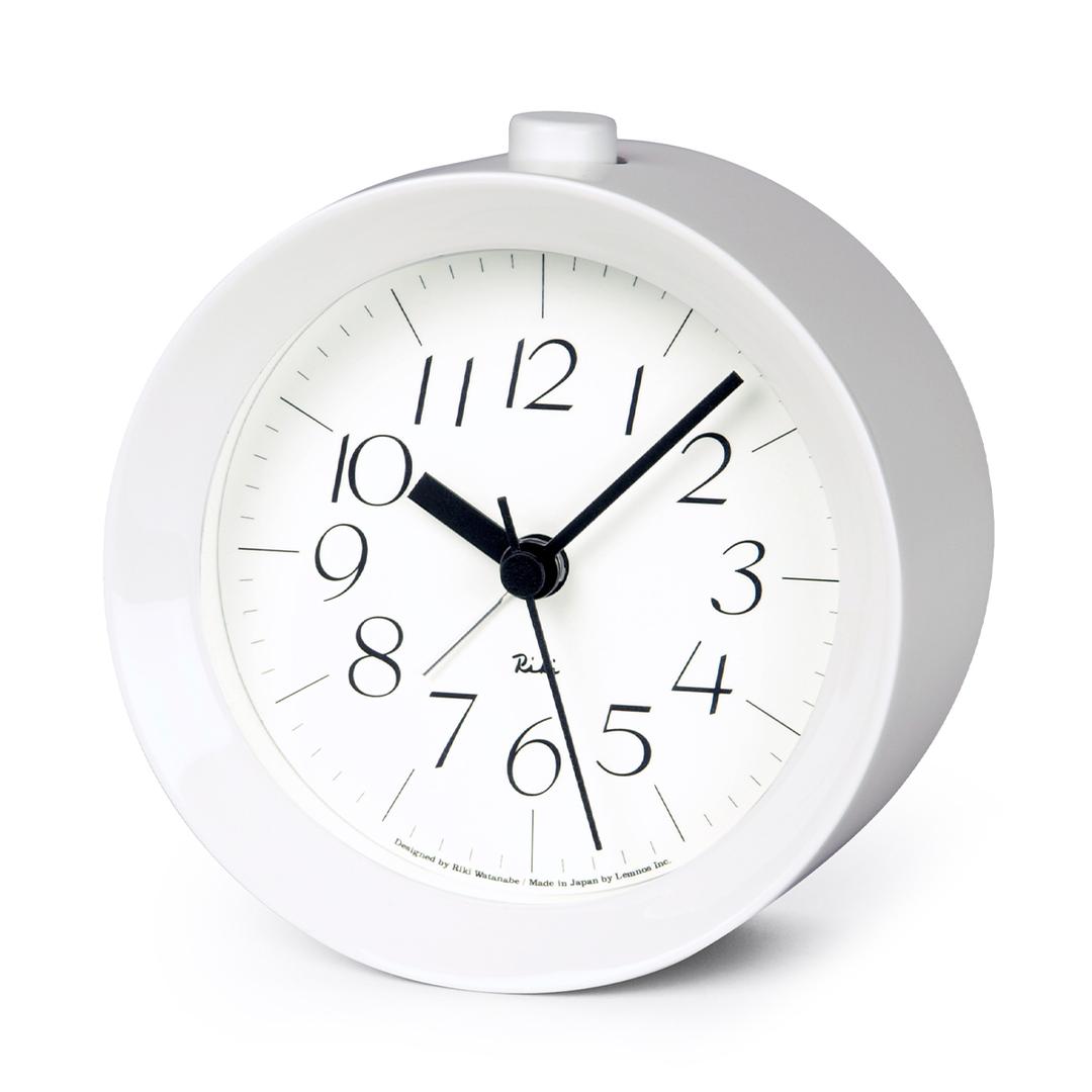 Riki alarm clock white