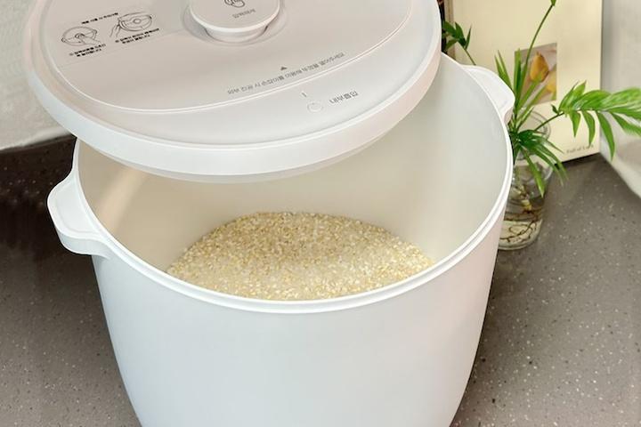1+1 기획구성 / 진공 무공 쌀통 10kg 쌀보관통 쌀벌레 방지 총용량 13L