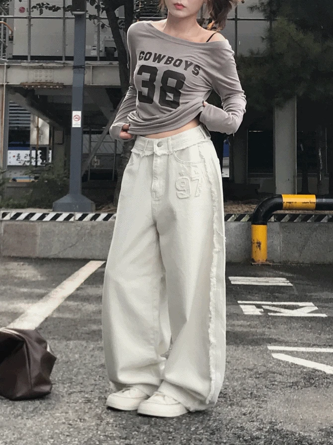 pt - 리크패치 넘버 벌룬팬츠