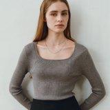 이사베이 이사베이24 IB 스퀘어넥 립 긴팔 풀오버 VJUCX9903