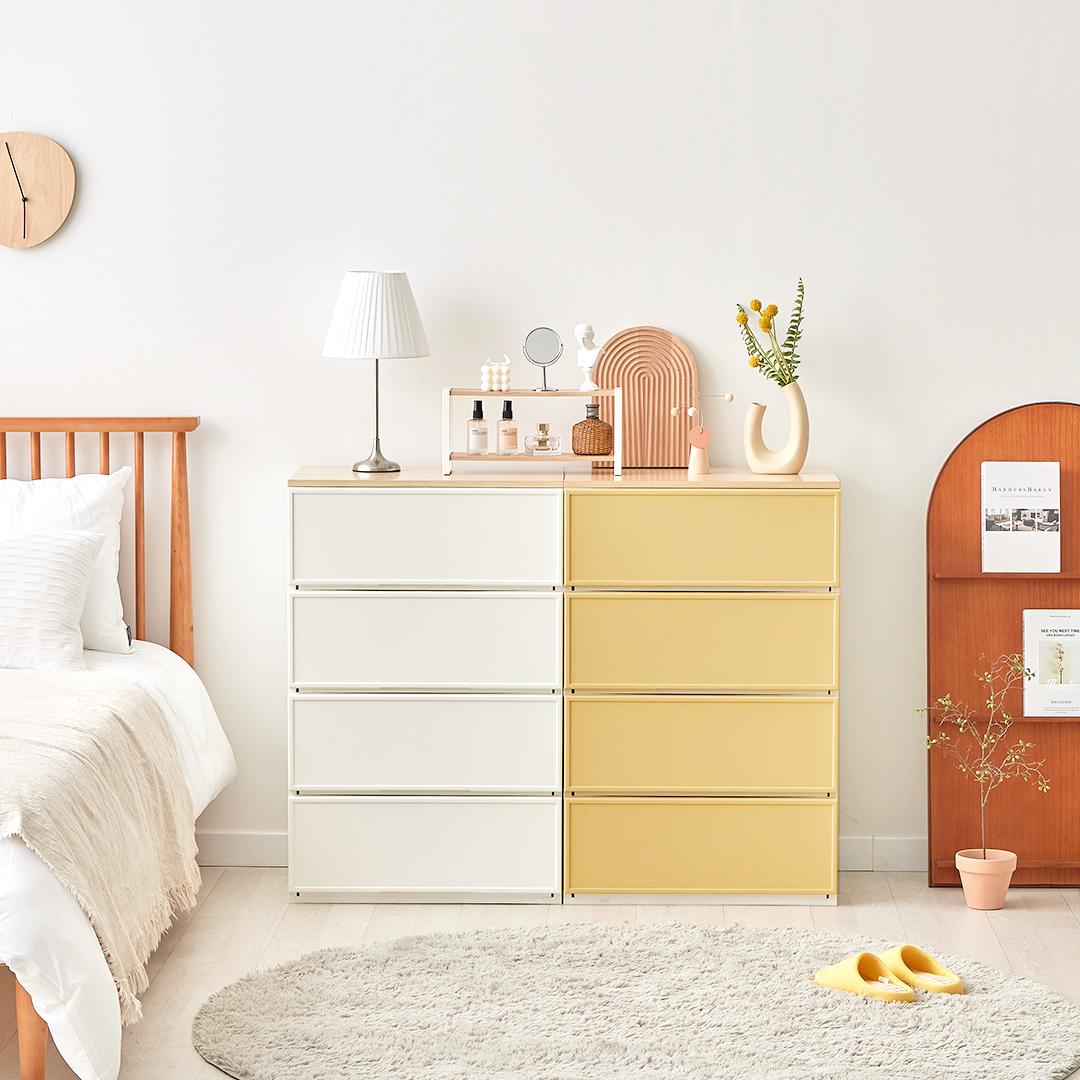 쌓아서 조합하는 래폴드 서랍장 600L 1/3/4/5단