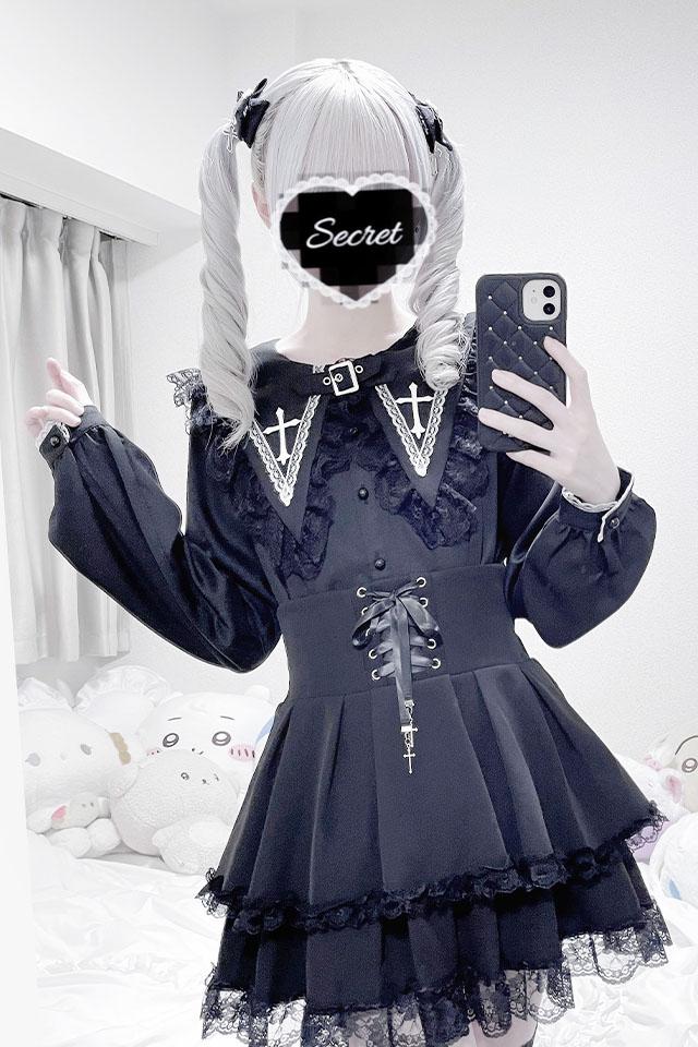 【MA*RS】ベルト付きクロス刺繍ブラウス - ブラック size-F-Ma*rs WebStore by LiLimPark