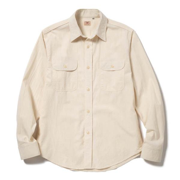 White Chambray Work Shirt