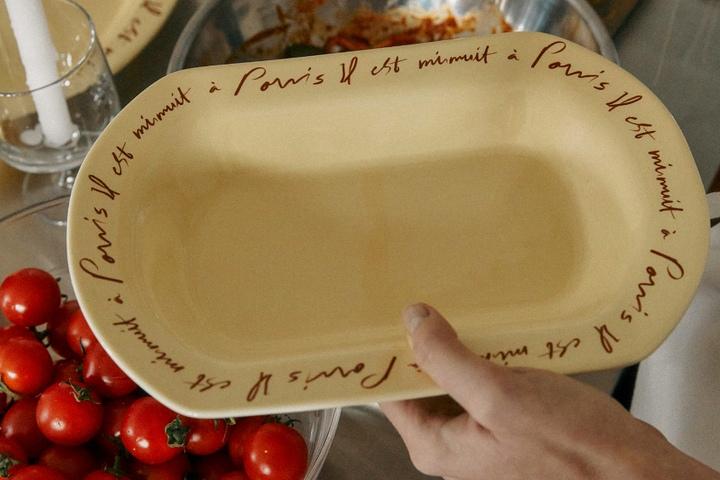 Midnight Stoneware Plate (Square)