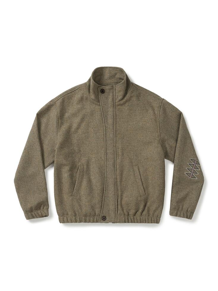 Machete wool blouson / Taupe melange