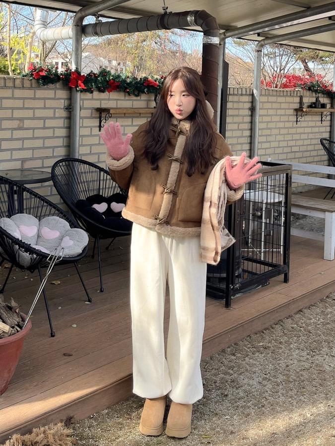 [MADE/밍크기모/당일발송] 엉뜨 여유핏 코듀로이 벨벳 팬츠 4color