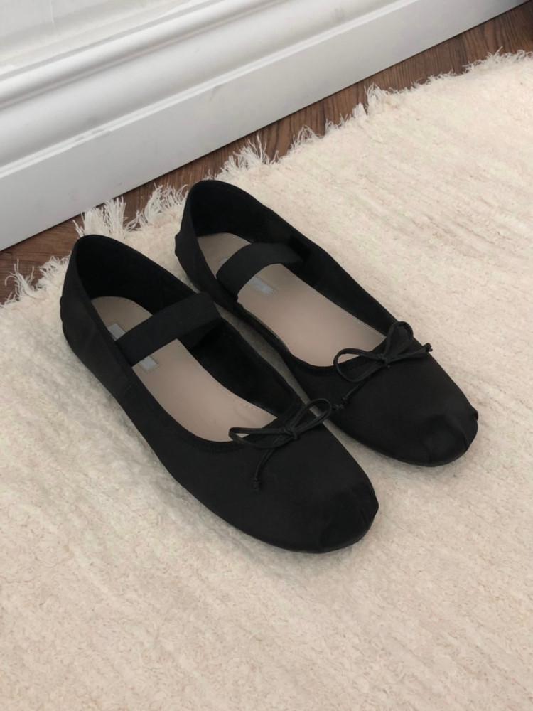 주디 메리제인 발레리나 플랫 밴딩 슈즈 [디셈브]