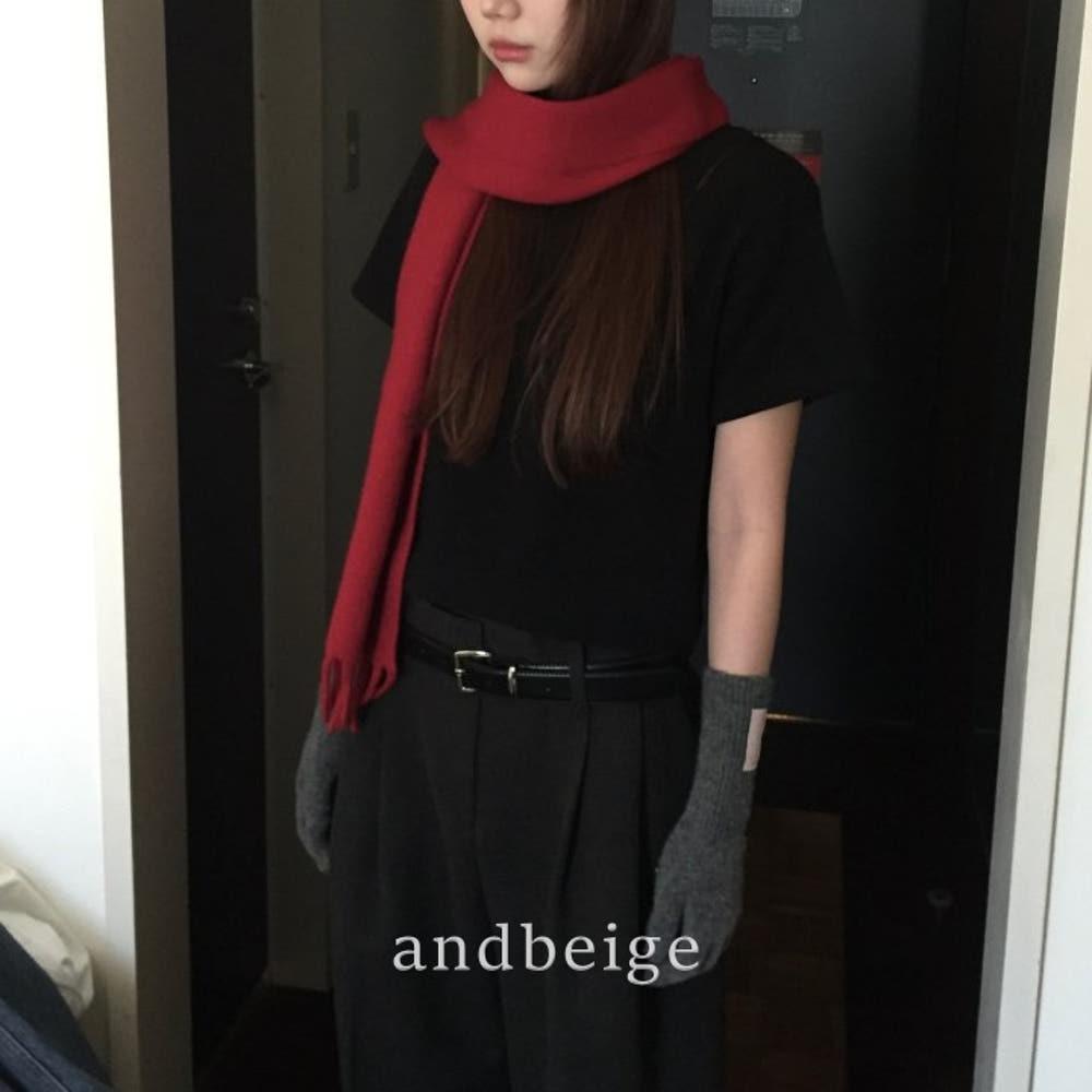 르버터 기모 크롭 티셔츠 2411 겨울 반팔 이너티