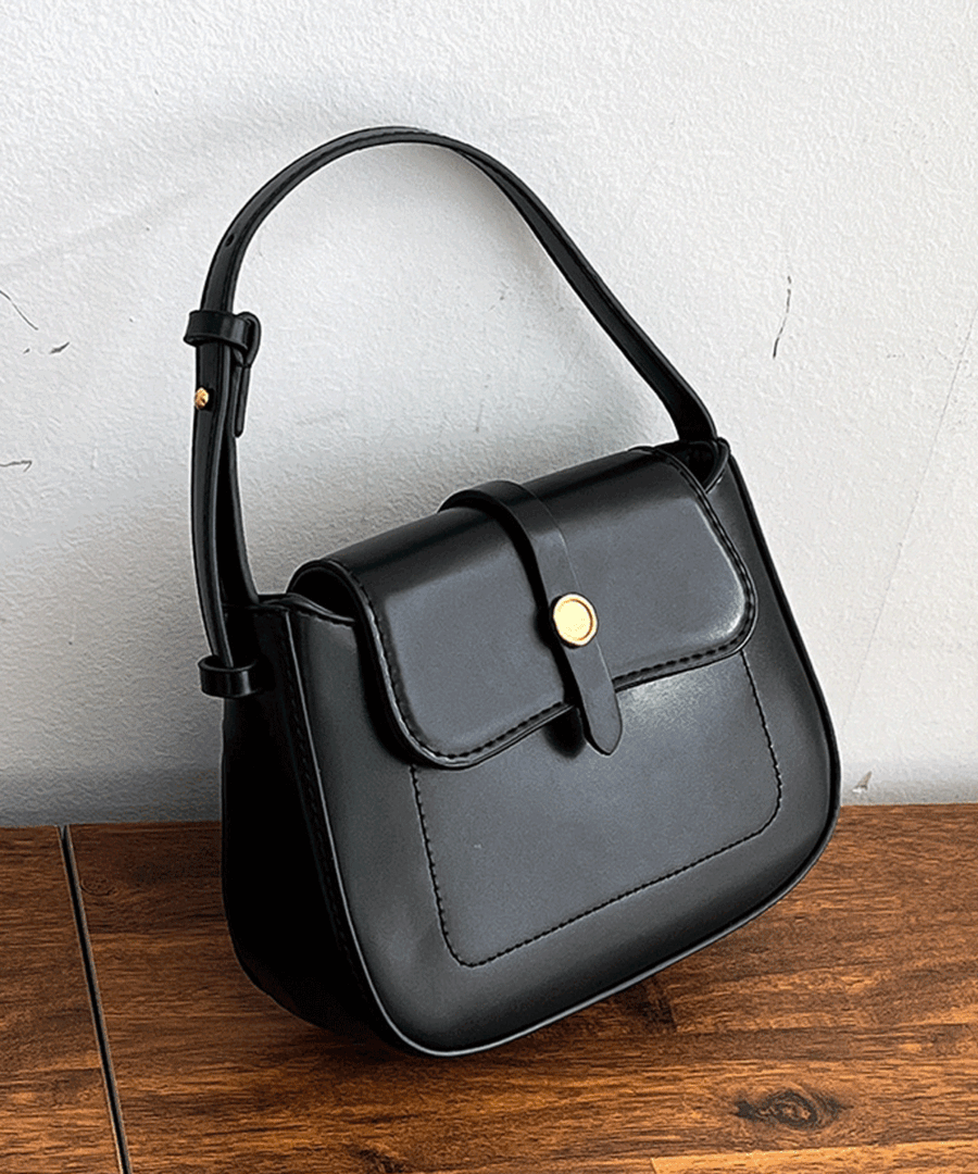 비오드 골드 버튼 스퀘어 bag (cross strap)