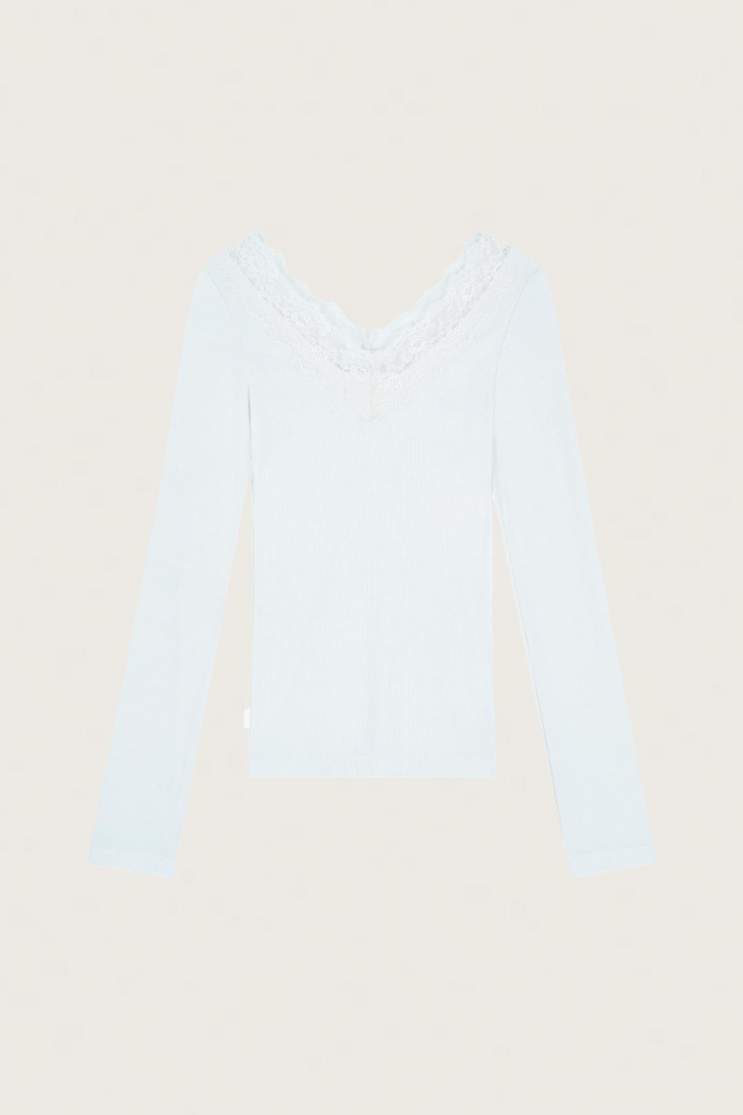 Cream donuts long sleeve, Baby Blue