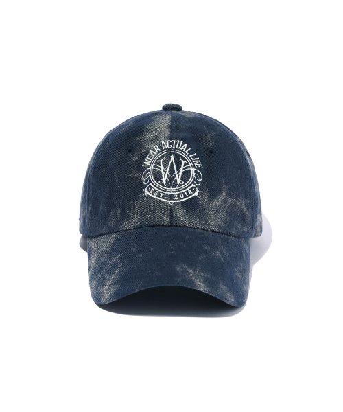 Circular dyeing ball cap - NAVY