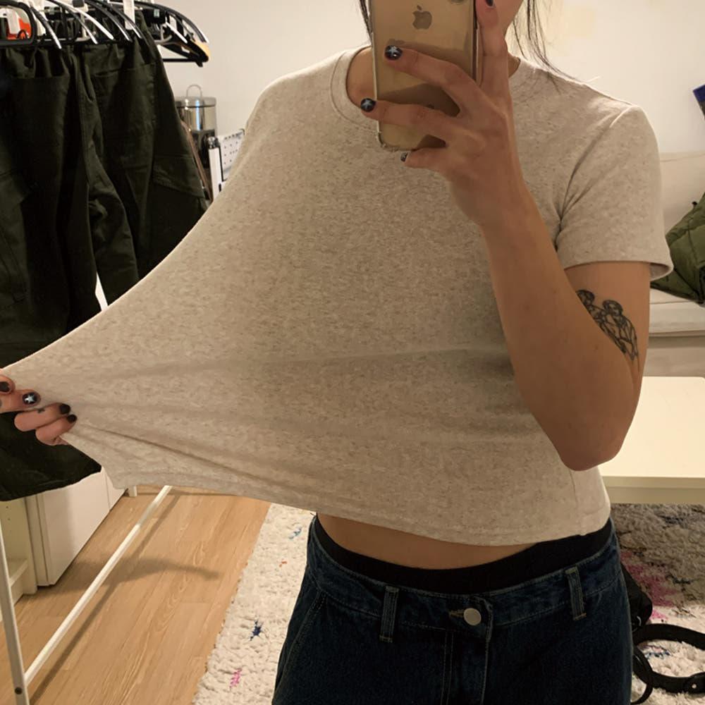 피치 스판 베이직 반팔