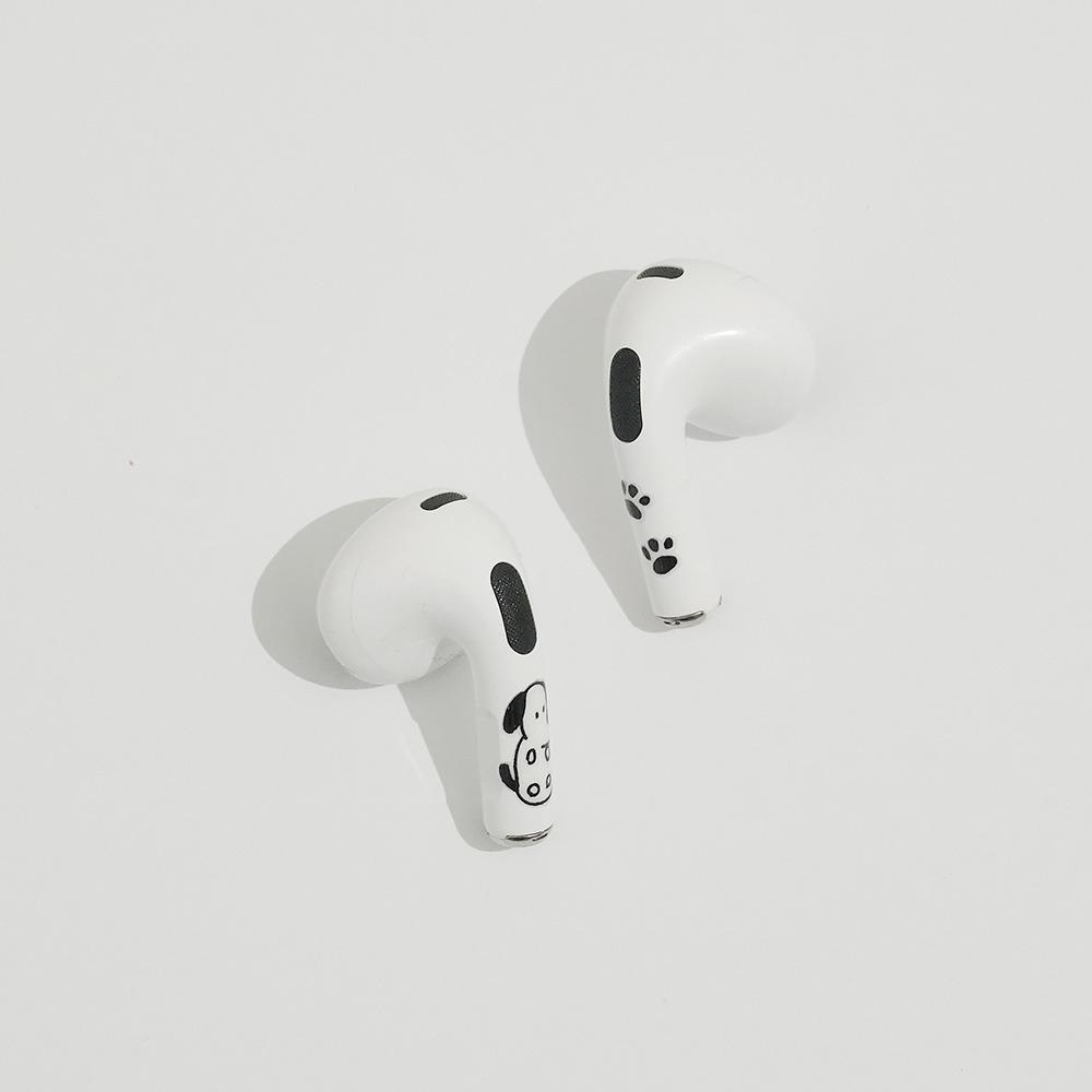 락맥스 에어팟 아트스킨 댕댕이 발바닥