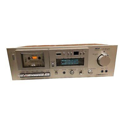 빈티지 AKAI 스테레오 카세트 데크 GX-M10 * 테스트 완료 및 정상 작동 *