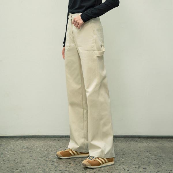 SI PT7057 Carpenter pants Cream 시야쥬