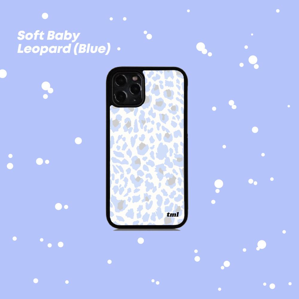 [TML] Blue Soft Baby Leopard Case 호피 케이스 아이폰 에폭시 갤럭시 S22 S23