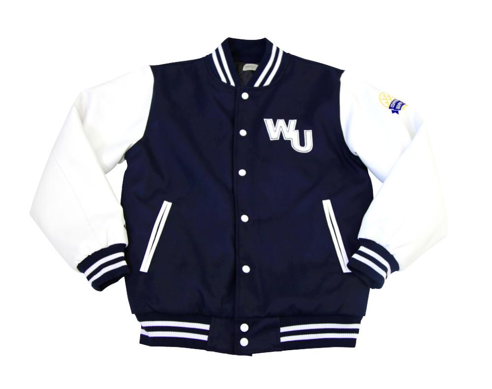 와플대학 굿즈 과잠 과잠바 남녀공용 WU Varsity Jacket