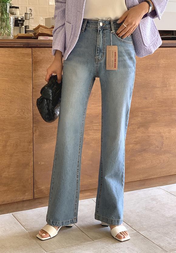 오퍼세미부츠데님팬츠pt