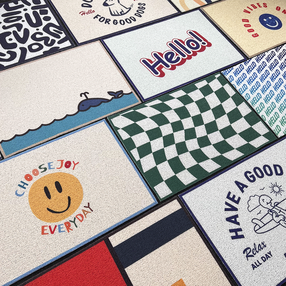 코일 현관 발매트 15디자인 3Size 모음전