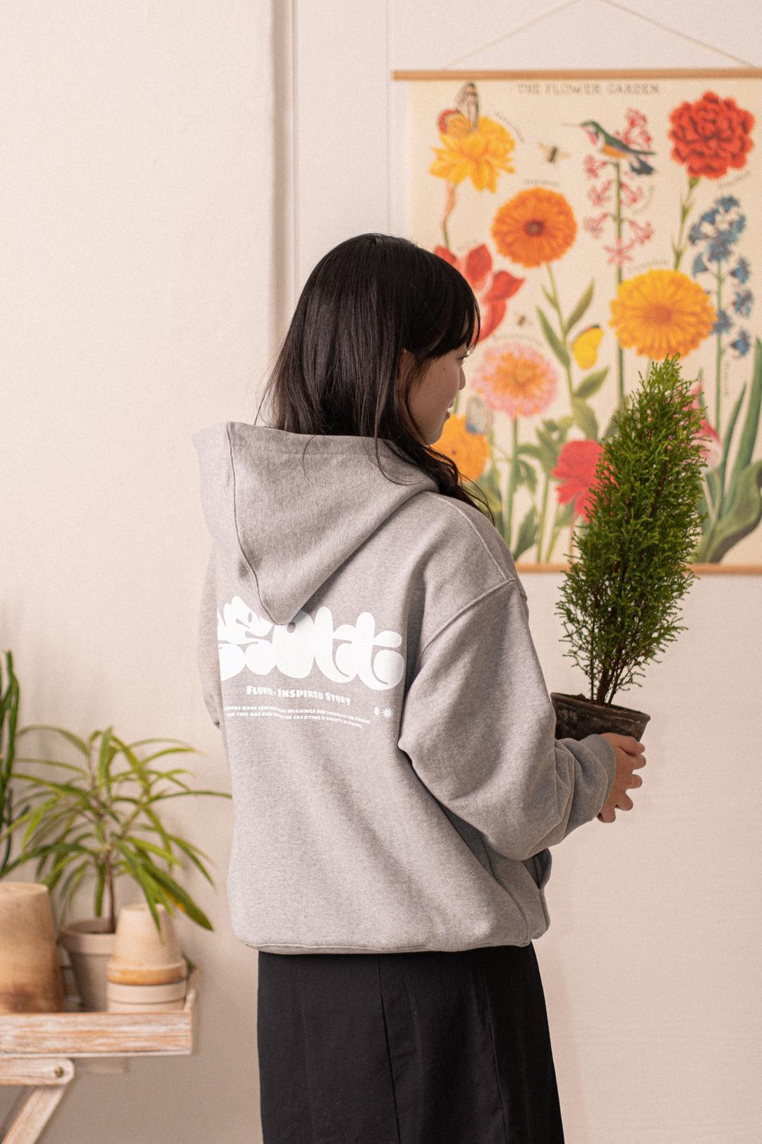 [OG] 2 Snap Heavy Cotton Hoodie ( Melange Gray )