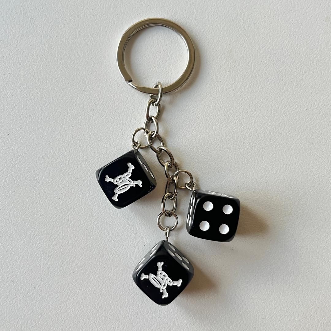 BLF dice key chain