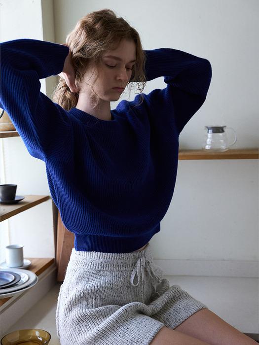 7차_Series line - Cashmere drop round knit_4color