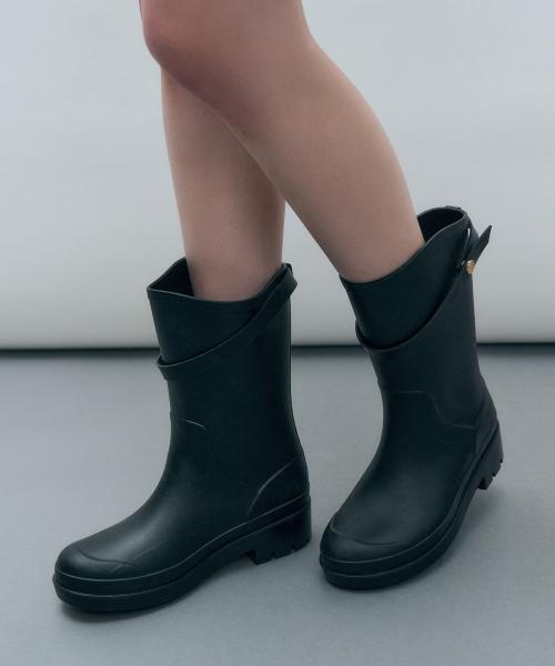 버클 스트랩 레인부츠 미들 MDAC023_3 Colors