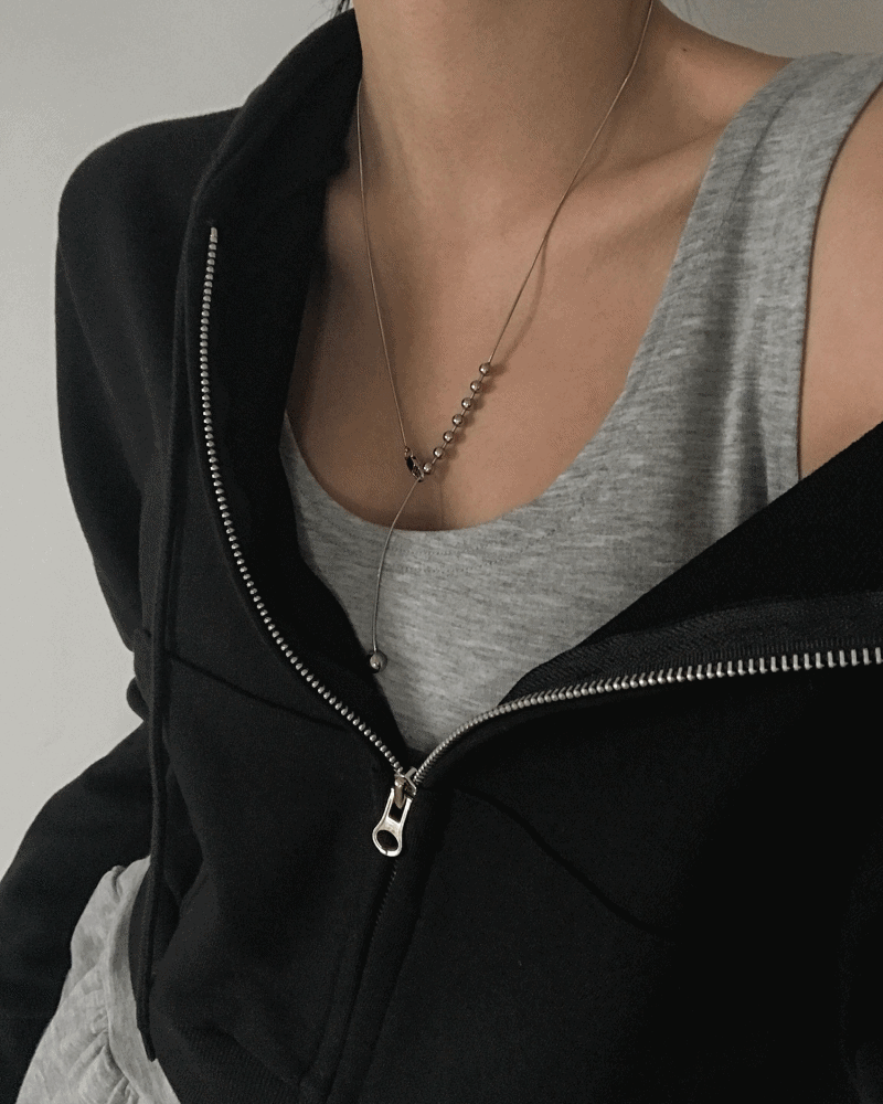 노어슨 DROP BALL NECKLACE