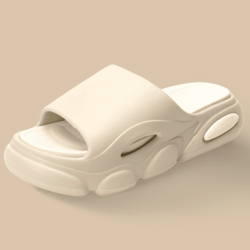 퓨어플립 발편한 푹신한 쿠션 족저근막 슬리퍼, 250, 아이보리