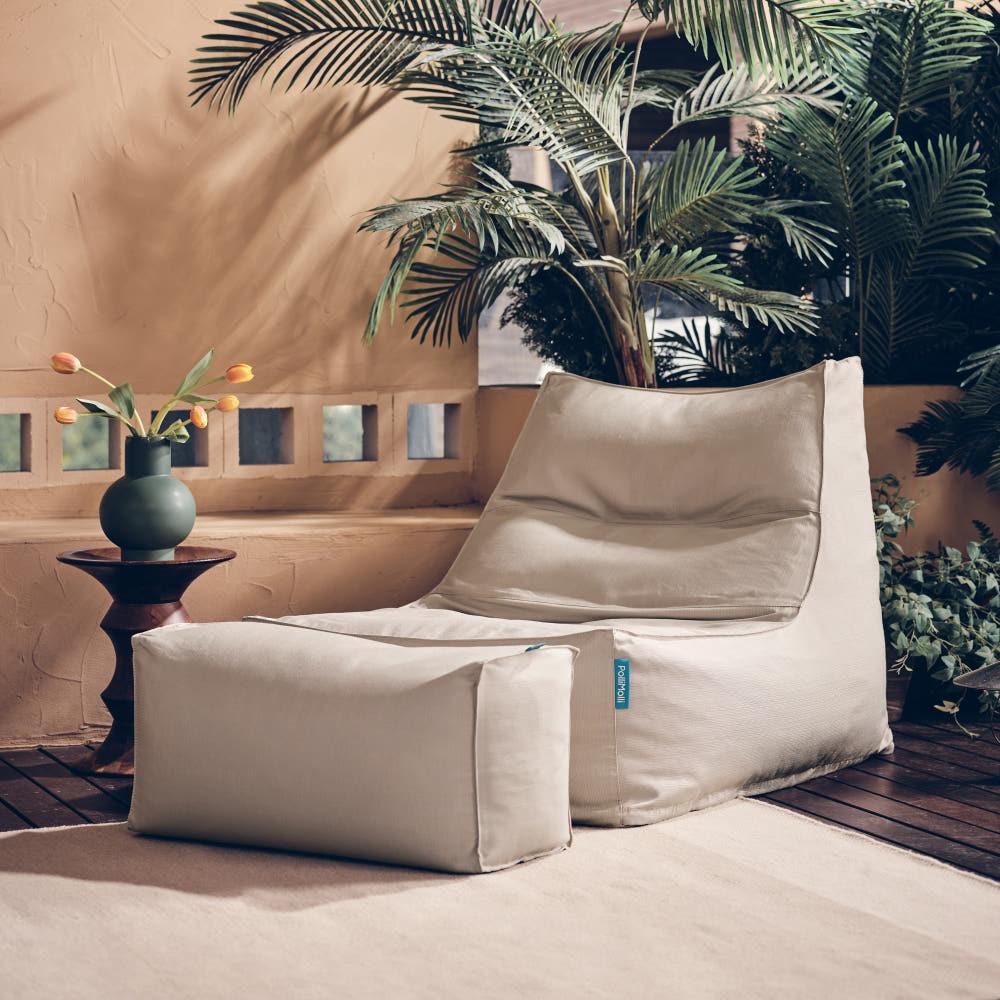 폴리몰리 607R 빈백 소파 리조트 컬렉션 인&아웃도어, 베네치아 베이지